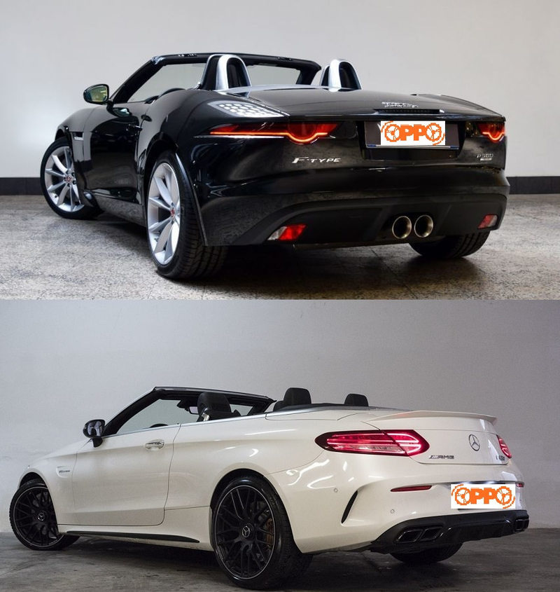 Both look good but the lines of that Jag are breathtaking.
